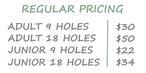 Regular Pricing